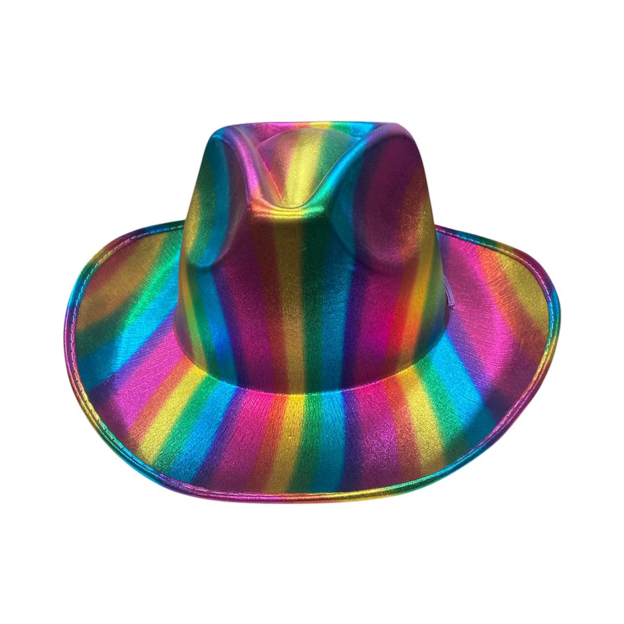 Metalic Rainbow Cowboy Hat (Pack of 48 – £2.50 Incl. VAT each) - Image 2