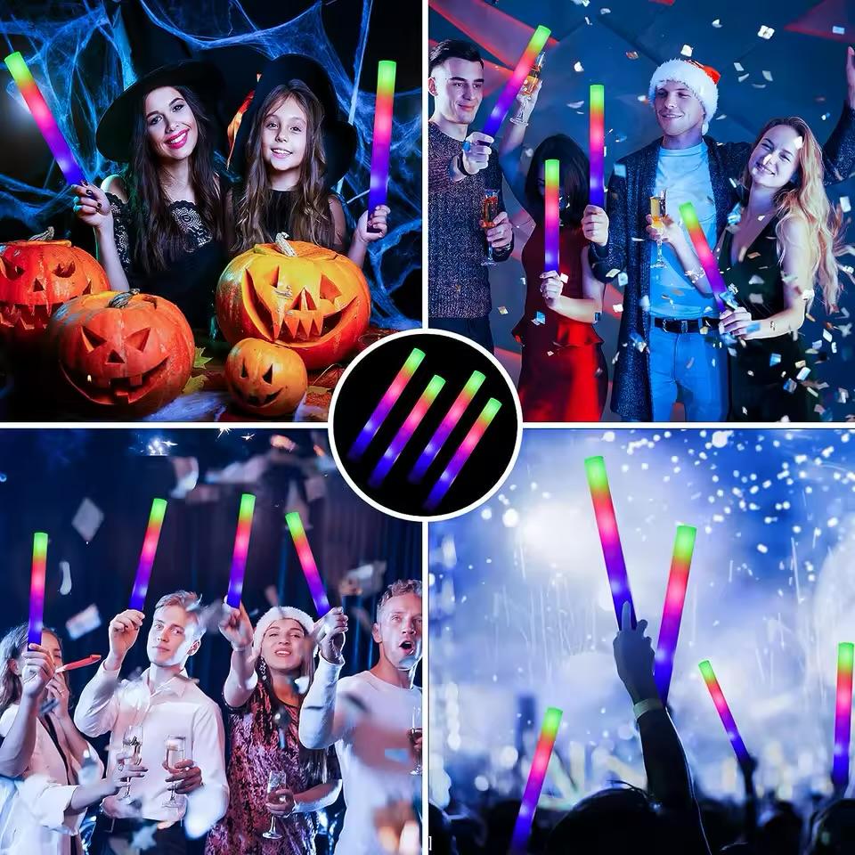 Light Up LED Foam Sticks (Pack of 96 – £1.00 Incl. VAT each)