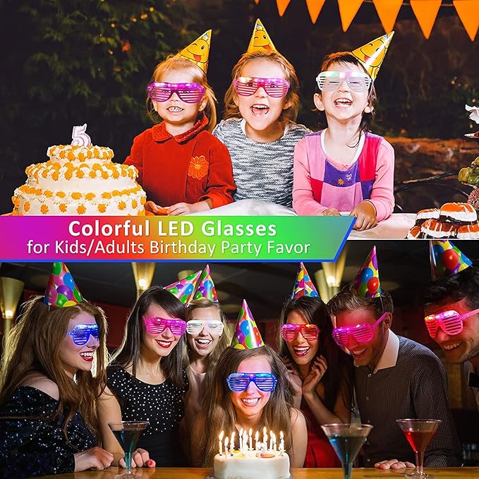 Light Up Glasses LED Shutter Shades (Pack of 144 – £1.00 Incl. VAT each) - Image 3