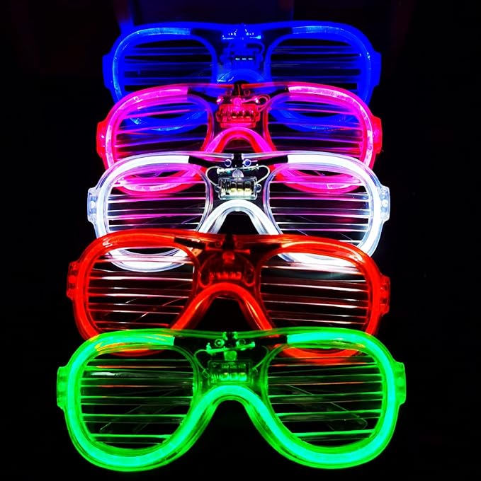 Light Up Glasses LED Shutter Shades (Pack of 144 – £1.00 Incl. VAT each)