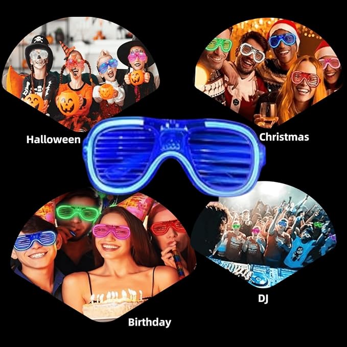 Light Up Glasses LED Shutter Shades (Pack of 144 – £1.00 Incl. VAT each) - Image 5