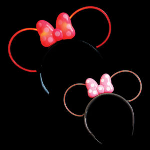 Light-Up Polka Dot Bow Ears Headband (Pack of 144  – £1.25 Incl. VAT each)