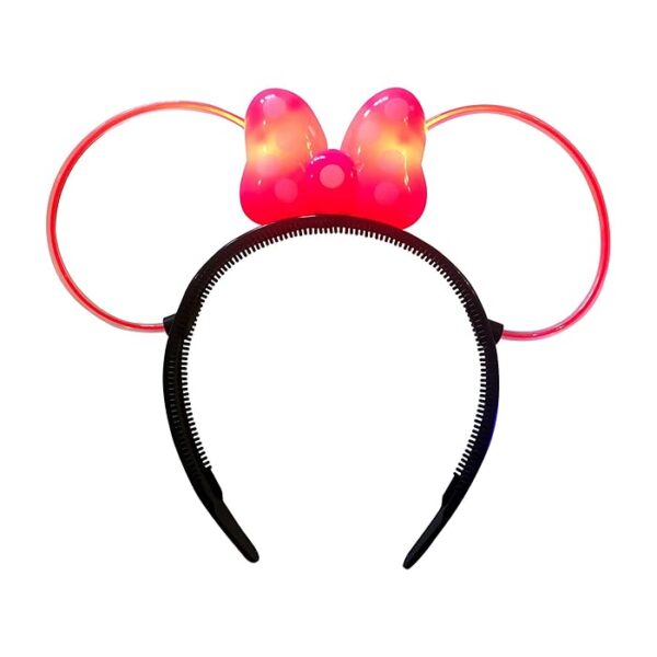 Light-Up Polka Dot Bow Ears Headband (Pack of 144  – £1.25 Incl. VAT each) - Image 5