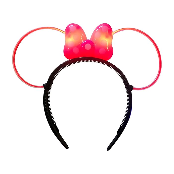 Light-Up Polka Dot Bow Ears Headband (Pack of 144  – £1.25 Incl. VAT each) - Image 5