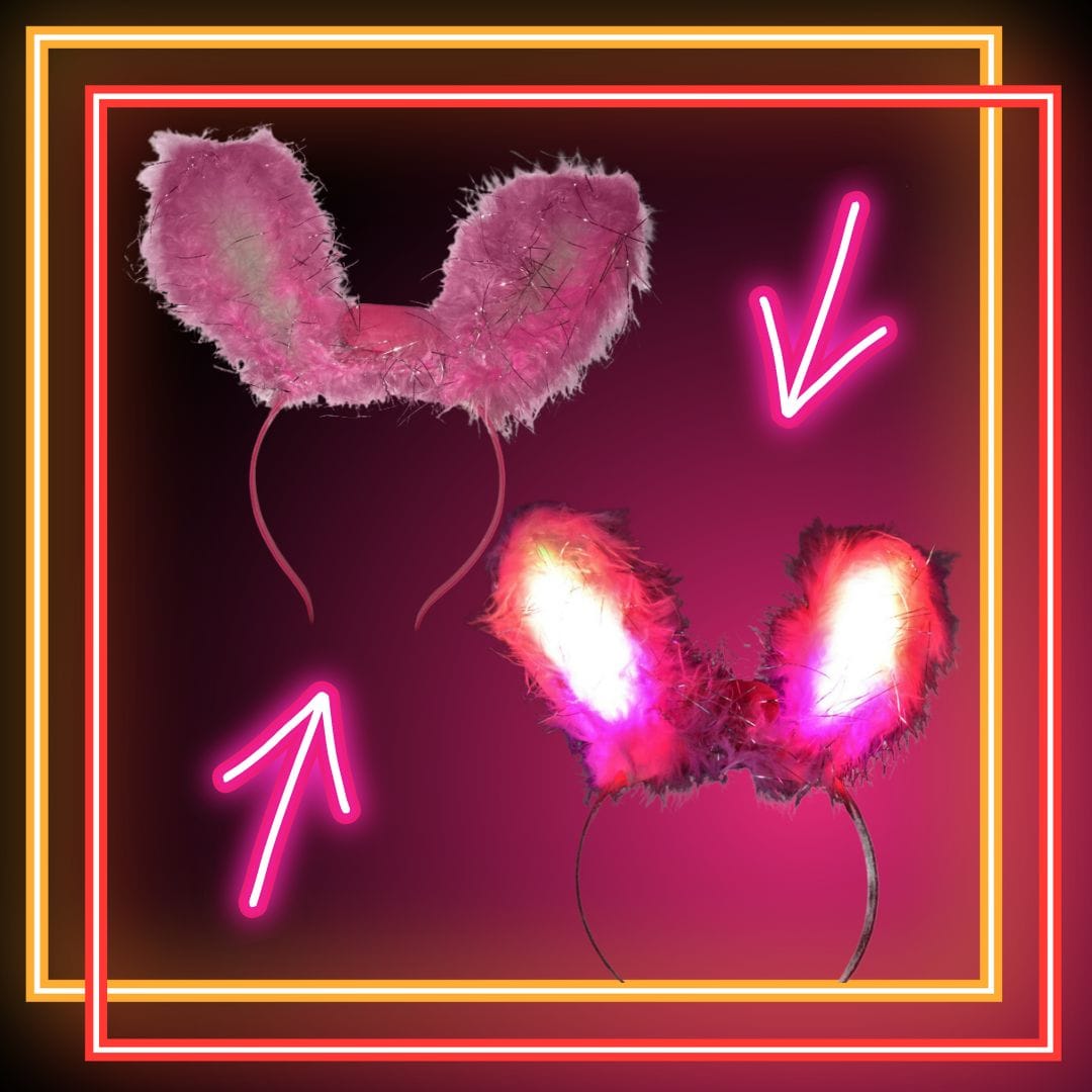 Led Bunny Ears Light-up Headband (Pack of 234 – £1.00 Incl. VAT each) - Image 2