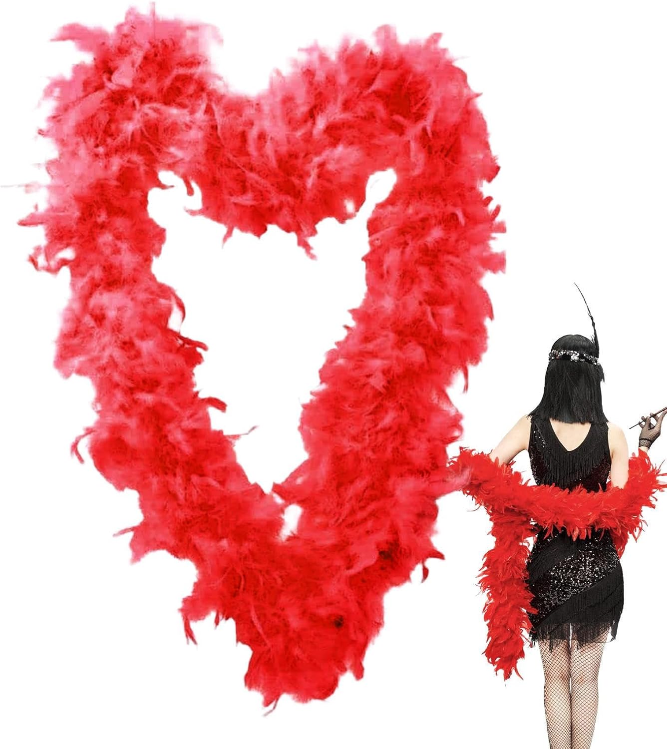 Feather Boa Dance Party Stag Costume Accessory (Pack of 24 – £4.50 Incl. VAT each) - Image 2