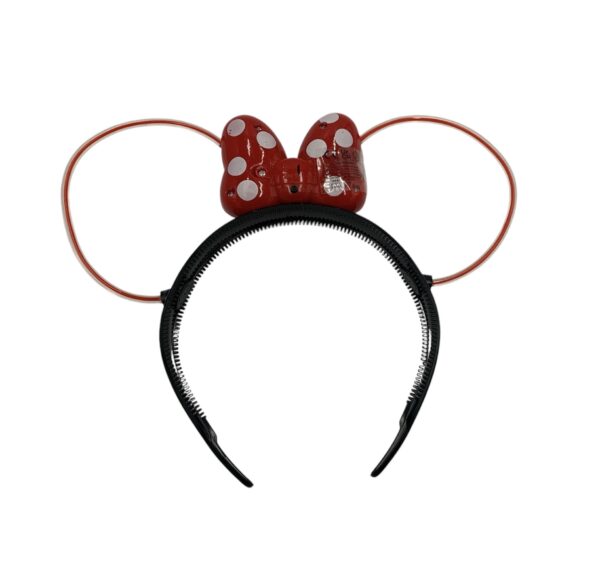 Light-Up Polka Dot Bow Ears Headband (Pack of 144  – £1.25 Incl. VAT each) - Image 2