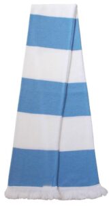 Sky Blue & White Retro Style Scarf (Pack of 100 – £2.50 Incl. VAT each)