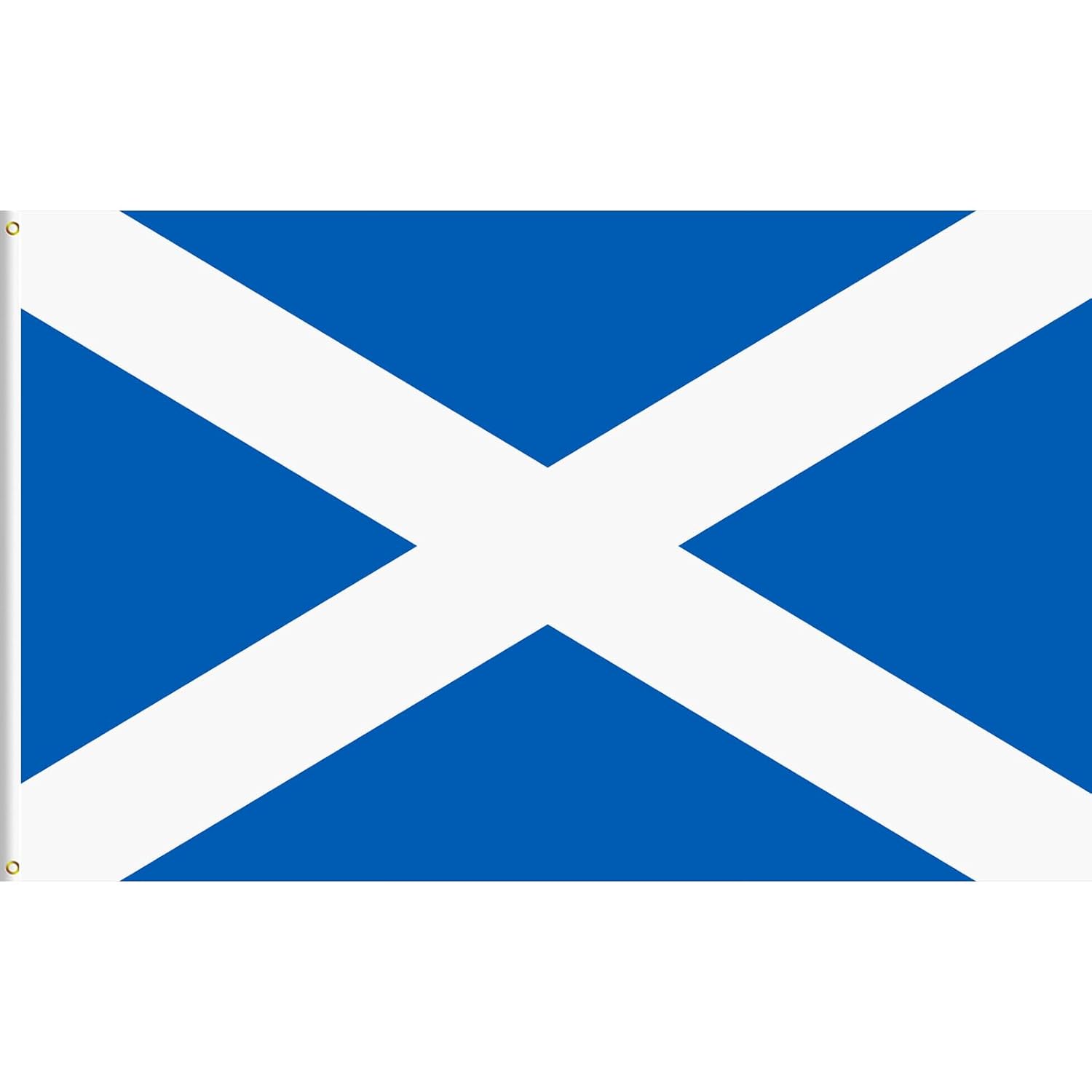 Scotland 5ft X 3ft Scottish National Flag (Pack of 100 –£2.00 Incl. VAT each)