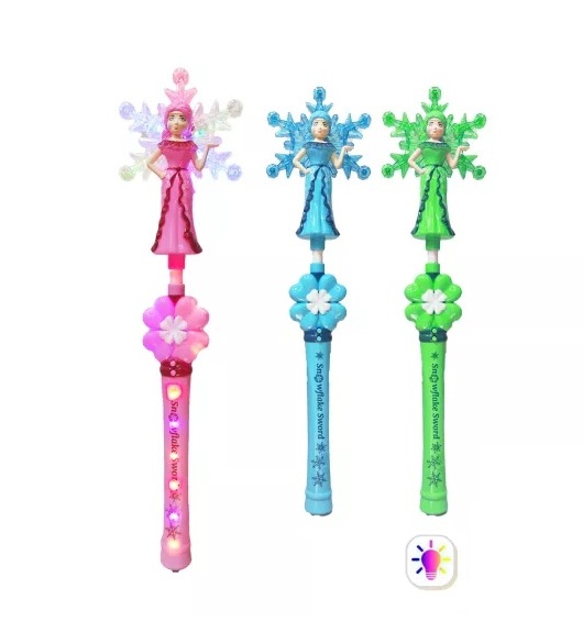Light-Up and Sound Snowflake Wand (Pack of 72 – £3.00 Incl. VAT each) - Image 2