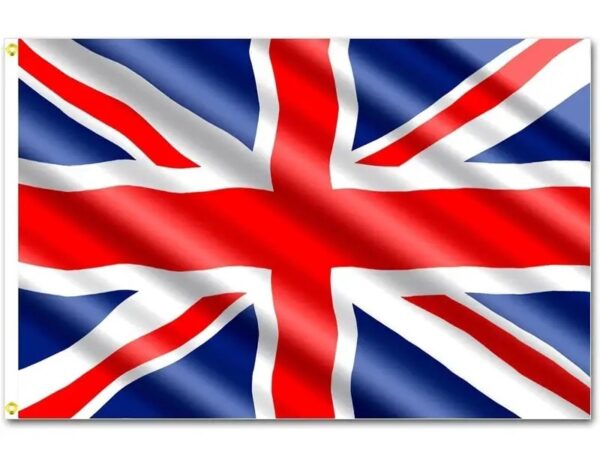Union Jack 5x3FT England Flag (Pack of 100  – £2.00 Incl. VAT each)