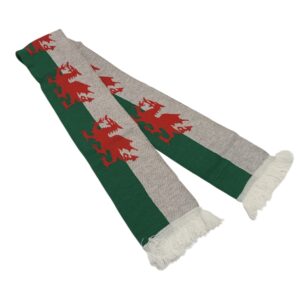 Unisex Wales Flag Scarf