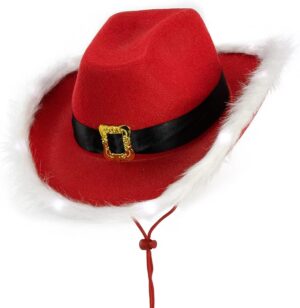 Light-up Christmas Cowboy Hat (Pack of 50 – £2.50 Incl. VAT each)
