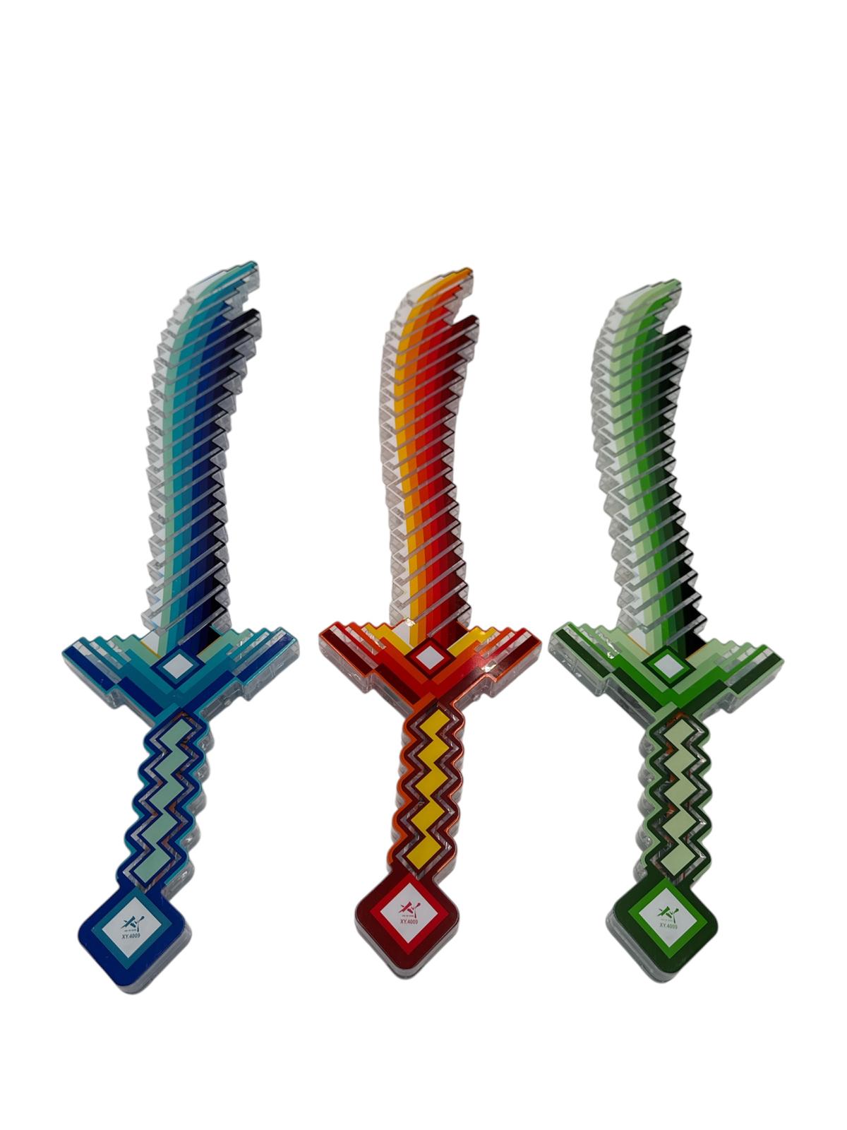 LED Mosaic Sword with Sound (Pack of 48  – £2.75 Incl. VAT each) - Image 2