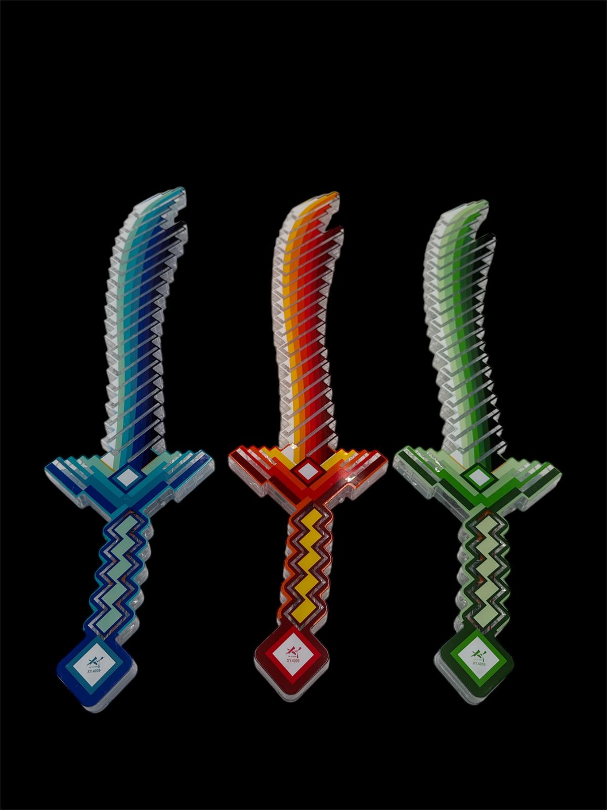 LED Mosaic Sword with Sound (Pack of 48  – £2.75 Incl. VAT each) - Image 3