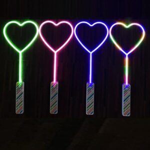 LED Neon Heart Wand (Pack of 72  – £2.50 Incl. VAT each)