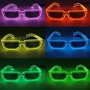 Unisex Led Light Up Neon EL Glasses (Pack of 144 – £3.00 Incl. VAT each)