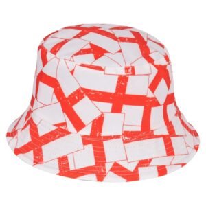 England Bucket St. Georges Hat Reversible Hat Festival Football Cap | 100 pcs, £2.50 Incl. VAT each