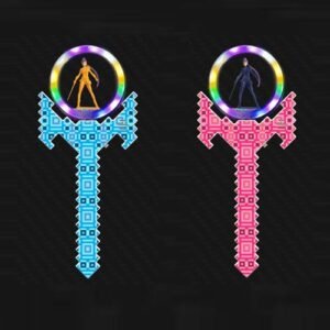 Mosaic Spinner Toy – Pink & Blue LED Light-Up Wand | Pack of 72 – £3.50 Incl. VAT each