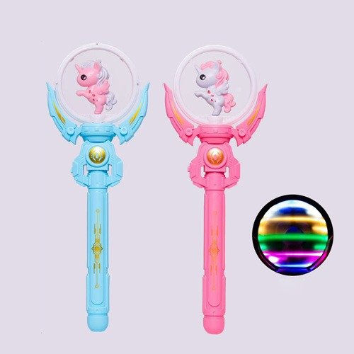 Unicorn Spinner Toy – Pink & Blue LED Light-Up Wand | Pack of 72 – £3.50 Incl. VAT each