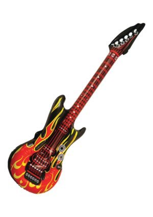 Inflatable Guitar Flame Design (106cm) | Pack of 50 – £0.95 Incl. VAT each