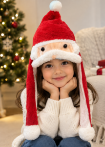 Plush Moving Moustache LED Christmas Hat Floppy Air Pumping Santa Hat | Pack of 100 – £2.50 Incl. VAT each