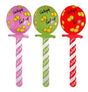 Inflatable Lollipop (72cm) 3 Assorted Colours | Pack of 50 – £1.25 Incl. VAT each